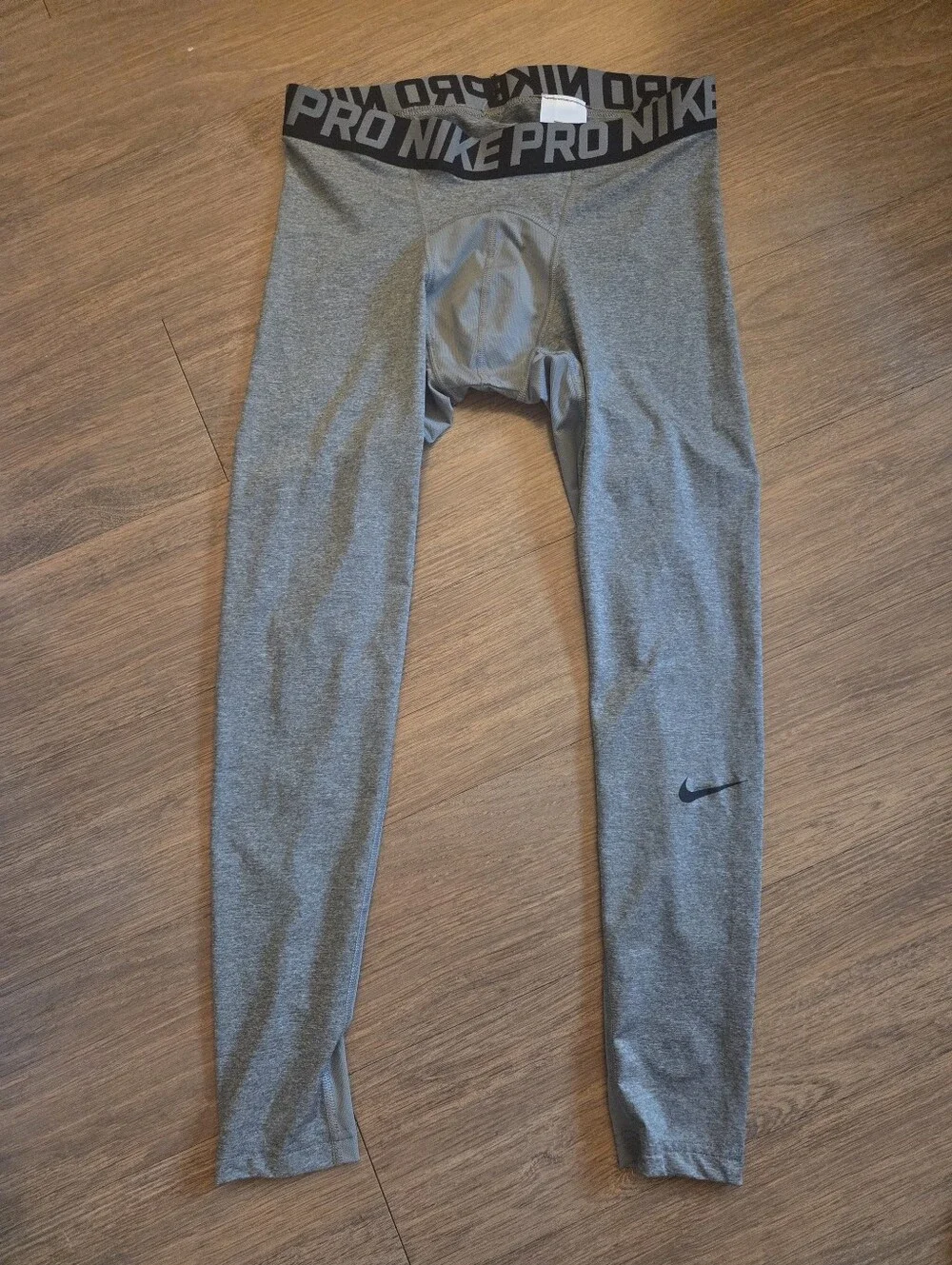Nike Men’s Gray Compression gray Tights  Pro Waistband